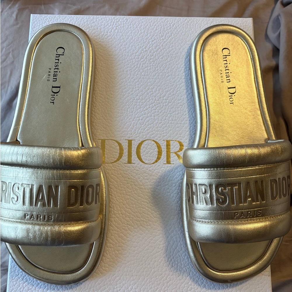Dior Gold Women's Sandals
